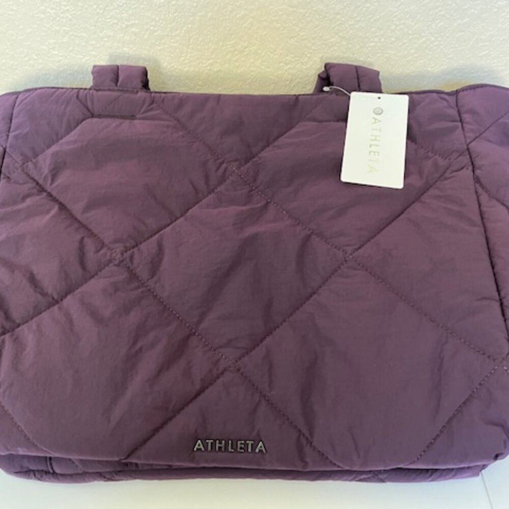 Athleta All About Quilted Tote Bag